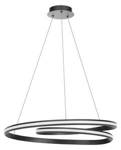 Redo 01-4365 - полилей на кабел с възможност за димиране TORSION LED/60W/230V черен