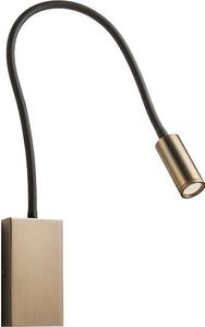 Redo 01-4475 - Гъвкава LED лампа WALLIE LED/3W/230V USB CRI 90 бронзова