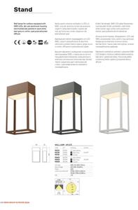 Redo 90603 - LED Външно стенено осветително тяло STAND LED/20W/230V IP65 антрацит