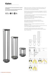 Redo 90577 - LED външна лампа KALEN LED/8W/230V 3000K 20 cm IP65 антрацит