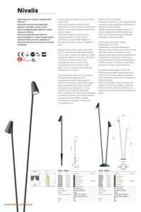 Redo 90711 - Външна LED лампа NIVALIS 2xLED/6,9W/230V 110 cm IP65 антрацит