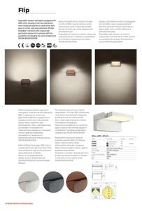 Redo 90715 - LED външно стенно осветително тяло FLIP LED/40W/230V IP54 антрацит