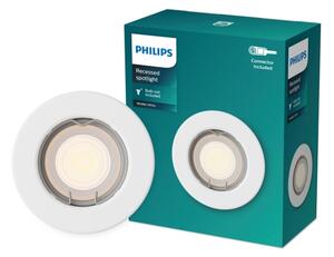 Philips - LED RGBW димируемо вградено осветително тяло PERIDOT 1xGU10/6,5W/230V бяло