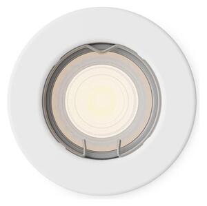 Philips - LED RGBW димируемо вградено осветително тяло PERIDOT 1xGU10/6W/230V бяло + дистанционно управление