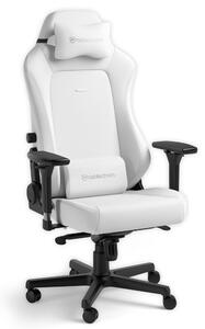 Геймърски стол noblechairs HERO (NBL-HRO-PU-WED), до 150кг. макс тегло, еко кожа, алуминиева база, бял