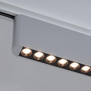 Paulmann LED лампа за релса URail Zelos, хром, 3000 К, 37 см, Затъмняване, Металик, Дневна/трапезария, Алуминий, Модерен