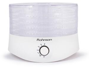 Уред за сушене Rohnson R-2911, 280W, капацитет за 1 kg плодове, 5 тави, бял