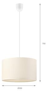 Brilagi - Полилей на кабел SIRIJA MODERN 1xE27/60W/230V Ø 35 см кремав