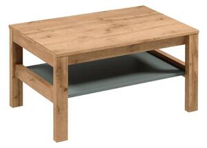 Холна маса MENTA 90x45 см дъб Вотан/зелена