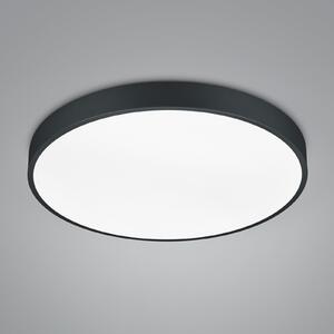 Trio Lighting LED лампа за таван Waco, CCT, Ø 49,5 cm, черен мат, Затъмняване, Черен, Дневна/трапезария, Метал