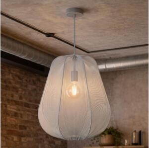 Brilagi - LED висящ полилей на кабел ARVEN 1xE27/8W/230V Ø 37 см сив