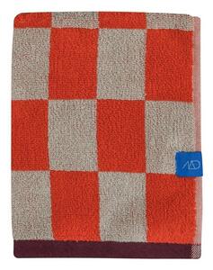 Оранжева/бежова кърпа от органичен памук от тери 50x90 cm Retro – Mette Ditmer Denmark