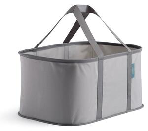 Сив текстилен сгъваем кош за пране 35 l Duo – Joseph Joseph