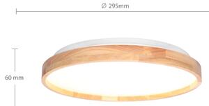 Brilagi - LED таванно осветително тяло ALSON LED/24W/230V дъб