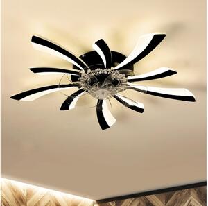 Brilagi-LED Димируема лампа с вентилатор LED/50W/230V 3000-6500K черен + д.у