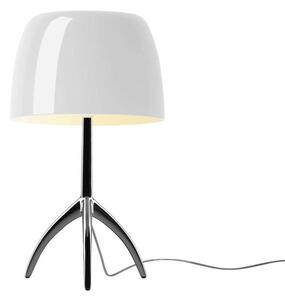 Foscarini - Lumiere Grande Настолна Лампа E27 Черно Хром/Бяло Foscarini