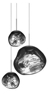 Tom Dixon - Melt Trio Кръгла LED Висяща Лампа Хром Tom Dixon