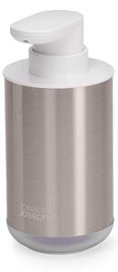 Диспенсер за сапун от неръждаема стомана в сребрист цвят 300 ml Duo Steel – Joseph Joseph