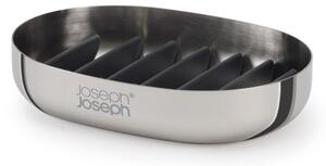 Сапунерка от неръждаема стомана в блестящо сребрист цвят EasyStore Luxe – Joseph Joseph