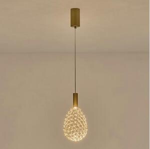 LED Пендел LED/6,3W/230V 3000K златист Ø 14 см