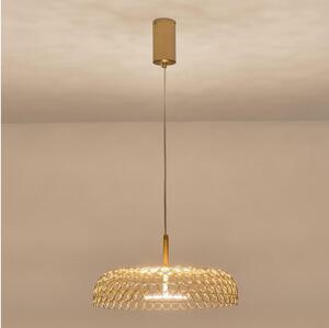 LED Пендел LED/10W/230V 3000K златист Ø 35 см