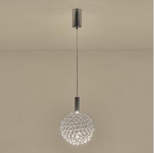 LED Пендел LED/6,3W/230V 3000K лъскав хром Ø 25 см