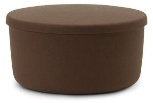 Normann Copenhagen - Hide Storage Pouf Large Brown Normann Copenhagen