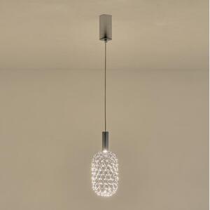 LED Пендел PERFORATO LED/6,3W/230V 3000K лъскав хром Ø 13 см