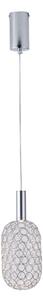 LED Пендел PERFORATO LED/6,3W/230V 3000K лъскав хром Ø 13 см
