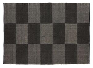 HAY - Check Rug Large Check 170x240 Black HAY