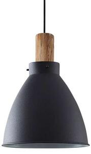 Lindby - Trebale Висяща Лампа Black/Wood Lindby