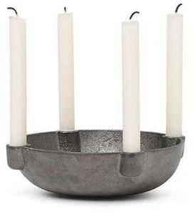 Ferm LIVING - Bowl Candle Holder Small Черно Месинг ferm LIVING