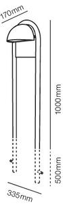 LIGHT-POINT - RØrhat Stand 1000mm Поцинкована Light-Point