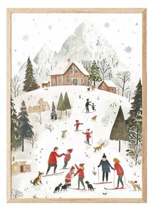 Печатна картина с включена рамка 30x40 cm – Wallity