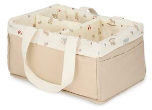 Текстилна детска кошница за играчки в естествен цвят 34x23x17 cm Vintage Toys – Cam Cam Copenhagen