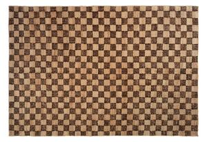 Ferm Living - Check Wool Jute Rug 140x200 Coffee/Natural Ferm Living