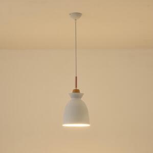 Пендел 1xE27/15W/230V бял Ø 19,5 см