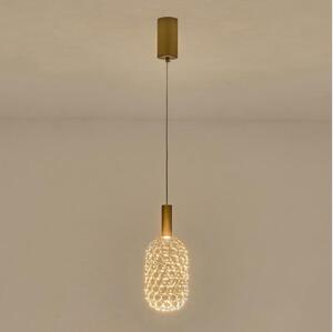 LED Пендел PERFORATO LED/6,3W/230V 3000K златист Ø 13 см