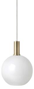 Ferm LIVING - Collect Висяща Лампа Опал Sphere Low Месинг ferm LIVING