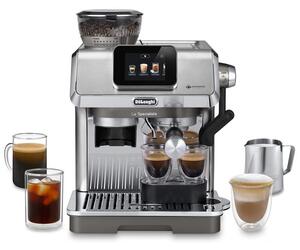 Еспресо машина DeLonghi EC9455.M La Specialista Touch, 1450W, 19 bar, 1.7 л, 4 темп, 5 нива на пяна, 15 степени на смилане, Bean adapt, Сензорен дисплей, Сребрист