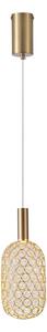 LED Пендел PERFORATO LED/6,3W/230V 3000K златист Ø 13 см