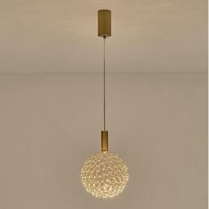 LED Пендел PERFORATO LED/6,3W/230V 3000K златист Ø 20 см