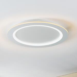 EGLO connect LED осветление за таван Padrogiano-Z, Ø 60 cm, бяло, Затъмняване, Бял, Дневна/трапезария, Метал, Модерен