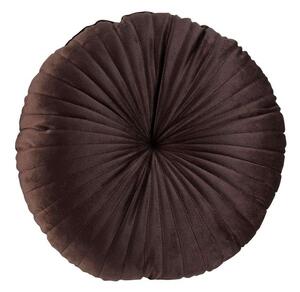 Margit Brandt - MB Cushion Round Velvet Brown Margit Brandt