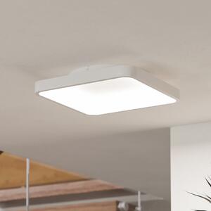 EGLO connect Smart-LED таванна лампа Loretello-Z, квадратна, бяла, Затъмняване, Бял, Дневна/трапезария, Метал, Модерен