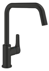 Grohe Eurosmart Кухненски смесител с U-чучур, черен мат