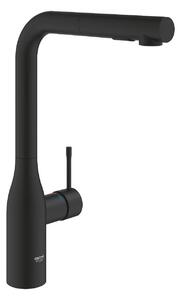 Grohe Essence Кухненски смесител с L-чучур, phantom black