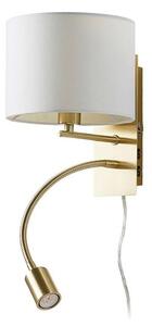 Lindby - Florens Стенна Лампа White/Brass Lindby