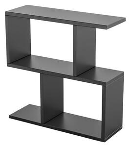 Конзола Kalune Design 854KLN2805, 60х60 см, 3 нива, Меламиново покритие, Черен