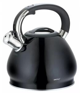 Чайник Kinghoff KH 1221, 3.4 л, Свирещ, Индукция, Черен